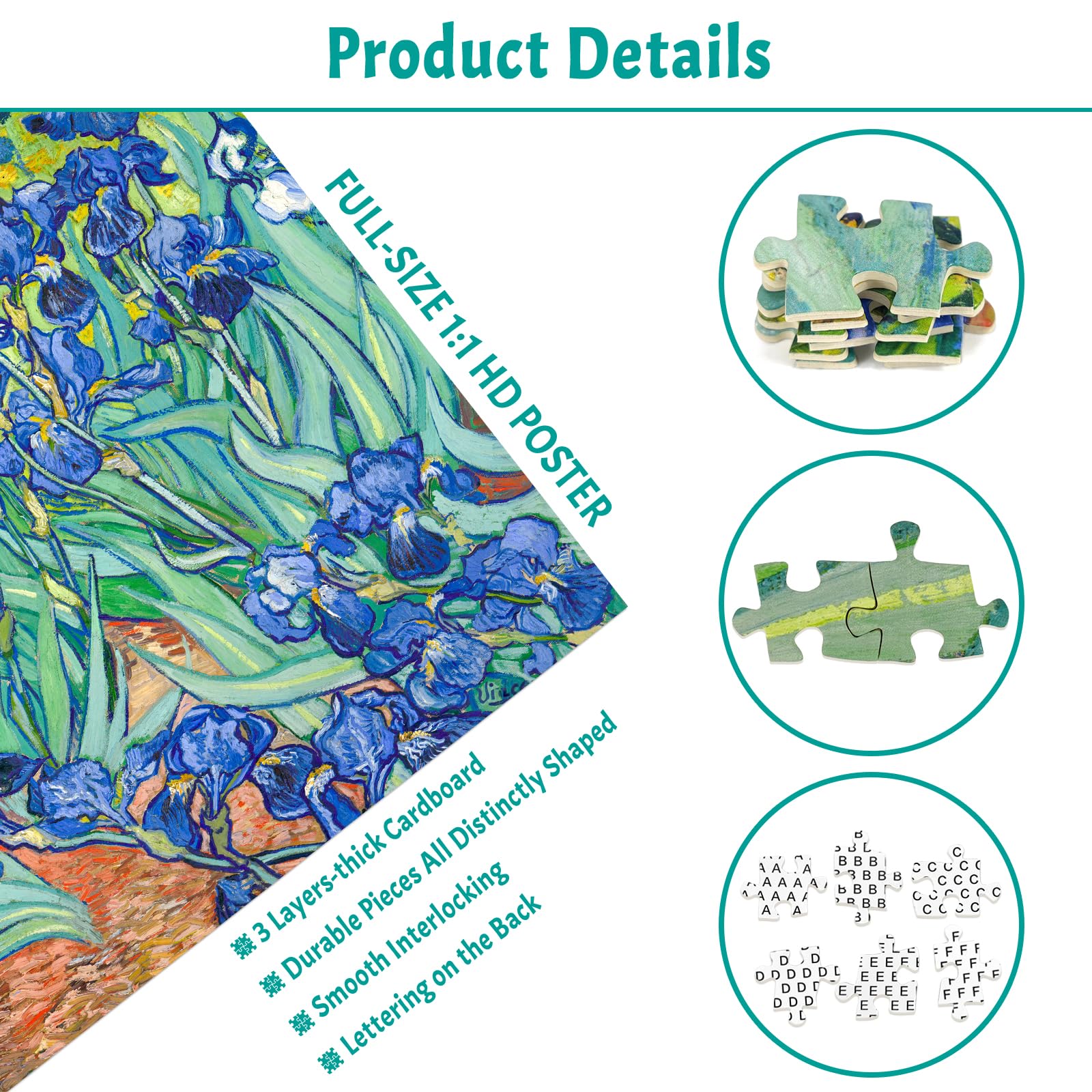 ヴィンセント ヴァン ゴッホ コレクション ジグソーパズル 1000ピース 美術 Amazon | ヴィンセント・ヴァン・ゴッホ作コルデビルにあるMoruska